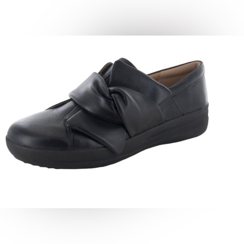 Fitflop Womens F-Sporty II Bowy Slip On Sneaker Shoes, Black